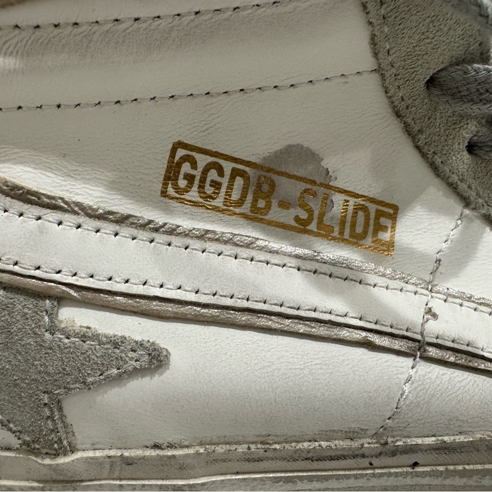 Golden Goose Women's Slide High Top Sneaker White Ice NWT - Picture 5 of 10